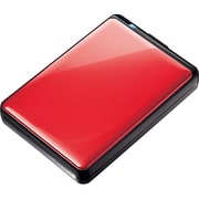 USB3.0接続 ポータブルハードディスク ソニーtorne(トルネ)対応 ミニステーション 快適つやスリムタフ 1TB ルビーレッド HD-PNT1.0U3-BRJ