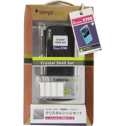 WALKMAN Sシリーズ用クリスタルシェル TR-CSSWMS1-CL