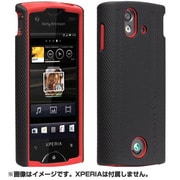 CM016972 [Xperia ray (SO-03C) Tough ハイブリッドタフケース ブラック/レッド]