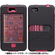CM016803 [iPhone 4/4S用 TANK ミリタリーグレードケース タンク ブラック/ピンク]