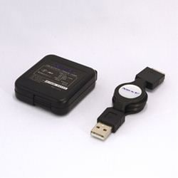 SONYウォークマン専用AC充電器 巻取り式USBケーブル付 1000mA ブラック PNACS-150BK