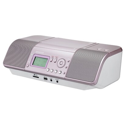 CD/SD/USBパーソナルオーディオシステム ピンク CLX-30-P