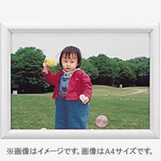vivid ホワイト　6切 木製額縁