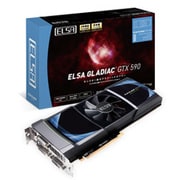 ELSA GLADIAC GTX 590 3GB グラフィックボード GD590-3GERX