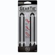 GEAR TIE ギアータイ 12inch ブラック GT12-2PK-01