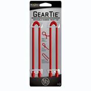 GEAR TIE ギアータイ 12inch レッド GT12-2PK-10
