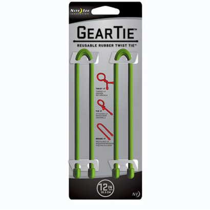 GEAR TIE ギアータイ 12inch ライムグリ-ン GT12-2PK-17