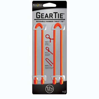 GEAR TIE ギアータイ 12inch オレンジ GT12-2PK-31