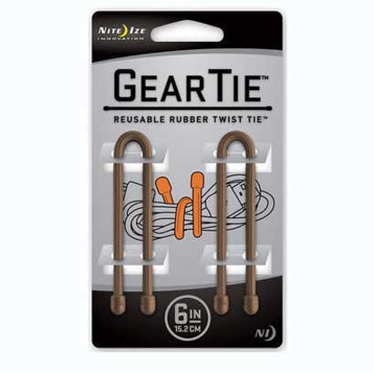 GEAR TIE ギアータイ 6inch コヨーテブラウン GT6-2PK-29