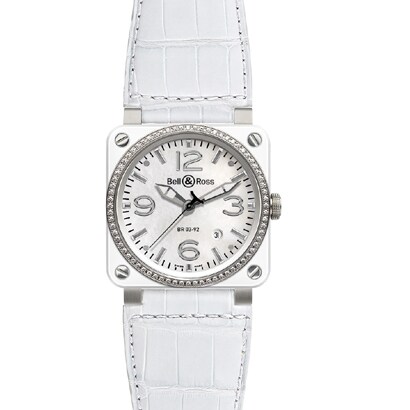 自動巻き メンズ 並行輸入品 BR03-92 WHITE  CERAMIC D-CA