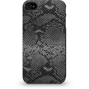 IPP-LM5S-13 [iPhone4/4S用ケース Microshield Style（マイクロシールド スタイル） Black/Silver・Snakeskin]