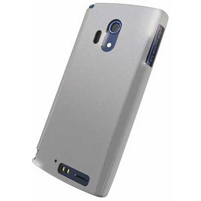 BSMPF05DHSV [ARROWS X LTE F-05D専用 3Hハードケース 液晶保護フィルム付 シルバー]