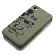 RX-IJK583GR [iPhone4S用レザータイプケース ミッキーグレー]