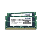 DDR3-1333(8GB*2) 204pin SO-DIMM DUAL CHANNEL SET PSD316G1333SK