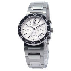 BVLGARI BVLGARI（ブルガリブルガリ）ホワイト 自動巻き メンズ 並行輸入品 2年保証 BB38WSSDCH/N