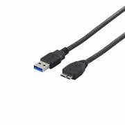 USB3.0ケーブル A to microBタイプ 1.0m ブラック BSUAMB310BK