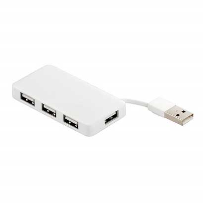 USB2.0ハブ 4ポートタイプ Mac Logo認定取得モデル ホワイト BSH4U16WH