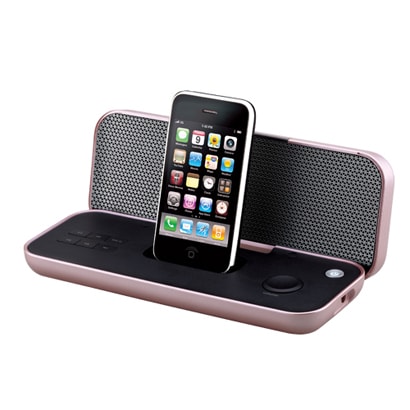 iPod/iPhoneドック対応ポータブルスピーカー ピンク SP-XA3602PK