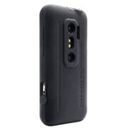 CM015750 [HTC EVO 3D ISW12HT ハイブリッドタフケース ブラック/ブラック]