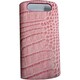 MEDIASPP N-01Dレザーカバー本革/クロコ・PK [ドコモスマートフォンMEDIAS PP N-01D専用(背面)レザーカバージャケット]