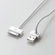 iPhone用充電・通信ケーブル/縦横/上/1m/ホワイト MPA-UADU10WH
