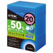 Blu-ray用 省スペース ブックタイプケース CASE-BDB20BL1A