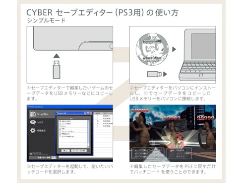 ヨドバシ Com サイバーガジェット Cyber Gadget Cy Ps3sae Cyber セーブエディター 通販 全品無料配達