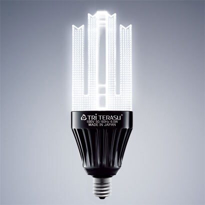 LED電球 E17口金 昼白色 高輝度調光対応 ブラック スマートシャンデリアLONG/V TSC6NAL17D-B3
