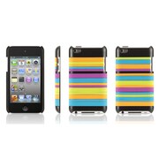 Snappy Stripes Case Black with Neon 第4世代iPod touch用 GB03610