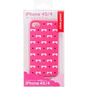 SA-IA02-COGL/DR [iPhone4S/4ガールズジャケットドット/リボン]