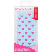SA-IA02-COGL/DH [iPhone4S/4ガールズジャケットドット/ハート]
