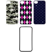 SA-IA02-COCH/BK iPhone4S 背面着せ替えジャケット