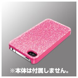 BSIP11PCHKPK [iPhone 4S・4両対応 デザインハードケース 液晶保護フィルム付 ピンク]