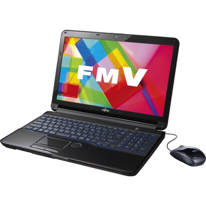 LIFEBOOK AH56/Gシリーズ 15.6型ワイド液晶/HDD750GB/ブルーレイディスクドライブ シャイニーブラック ヨドバシカメラオリジナル FMVA56GBC
