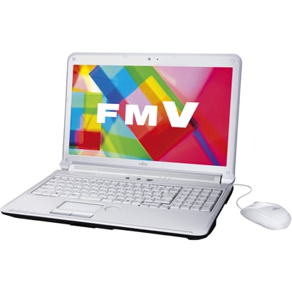 LIFEBOOK AH55/GCシリーズ 15.6型ワイド液晶/HDD640GB/ブルーレイディスクドライブ アーバンホワイト ヨドバシカメラオリジナル FMVA55GWC