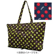 K2190 B19 [HAPI+TAS×miffy 折りたたみトートバッグ ドロップナイビー/レッド]