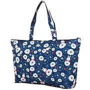 K2190 B28 [HAPI+TAS×miffy 折りたたみトートバッグ パンジーネイビー]
