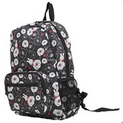 W2288 B27 [HAPI+TAS×miffy 折りたたみリュック パンジーブラック]