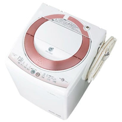 簡易乾燥機能付き洗濯機 （8kg）  ピンク系 ES-GE80L-P