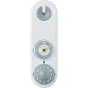 キッチンタイマークロック シルバー Q-8626SV