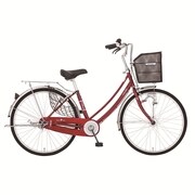シティサイクル トラフィックホーム02 26型 レッド MK-12-033