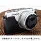 本革速写ケースwithレンズキャップ (for E-PL3) ブラック/レッド CSJ-EPL3-11