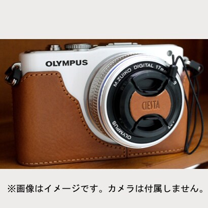 CIESTA(シエスタ) 本革速写ケース with レンズキャップ オリンパス E-PL3用 CSJ-EPL3-12