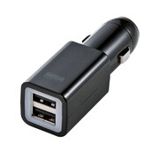 CAR-CHR66UBK [USBカーチャージャー iPad/iPhone/iPod用 ブラック]