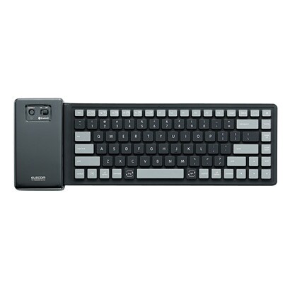 Bluetoothシリコンキーボード ブラック TK-FBS035EBK