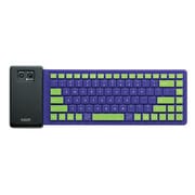 Bluetoothシリコンキーボード パープル TK-FBS035EPU