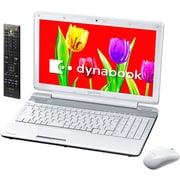 dynabook Qosmio T751/T8EW 15.6型ワイド液晶/HDD1TB/ブルーレイディスクドライブ オーロラホワイト PT751T8EBFW
