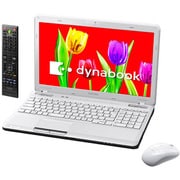 dynabook Qosmio T551/T4EW 15.6型ワイド液晶/HDD640GB/ブルーレイディスクドライブ ベルベッティホワイト PT551T4EBFW