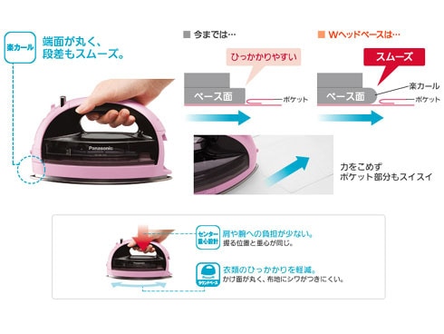超人気 ヨドバシ.com - パナソニック Panasonic コードレスアイロン 衣類ケア家電