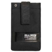 G1209 PRAGUE ブラック／モバイルポケット [iPhone用ケース]